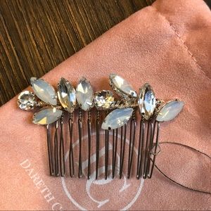 NWT Opal and crystal hair comb